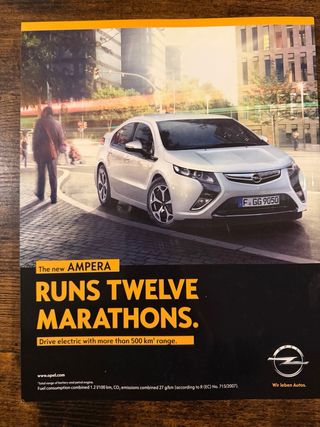 Revista Ramp Opel coche vintage