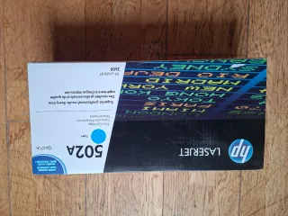 Tóner HP LaserJet 501A/502A Negro y Azul