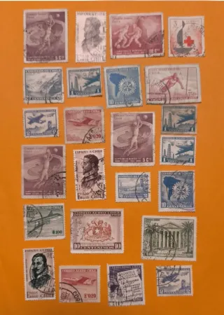 Lote Sellos Antiguos Chile