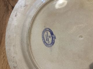 2 piatti decorati in ceramica