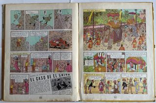 Tintín, Los cigarros del Faraón