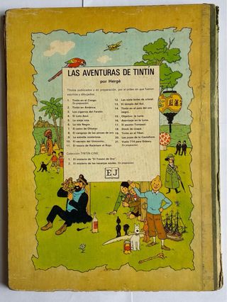 Tintín, Los cigarros del Faraón