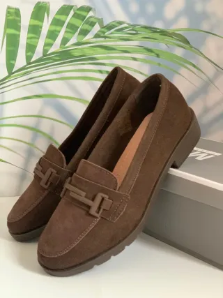 Mocasines terciopelo. Número 37