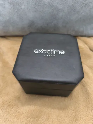 Reloj Exactime Esfera Azul y Plata