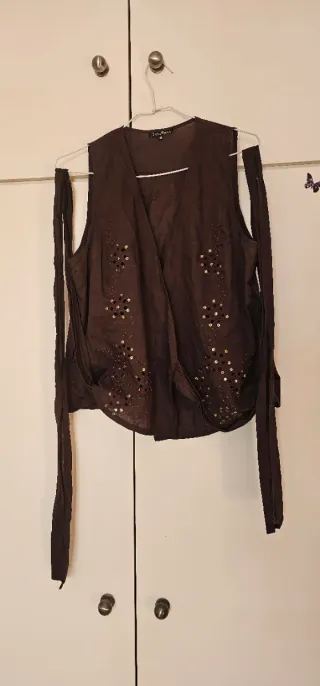 Falda y blusa seda boutique