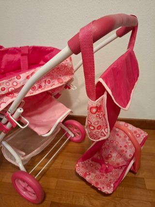 Conjunto Silla y Hamaca Juguete Rosa