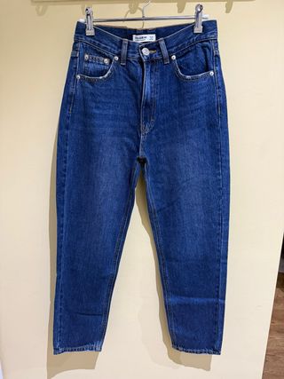Vaqueros Mom Jeans Pull&Bear Azul