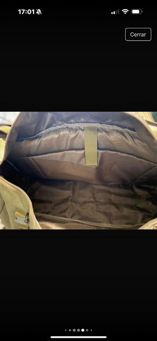 Mochila de montaña beige/verde