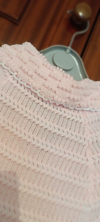 Conjunto Mañanita y Camisón Rosa