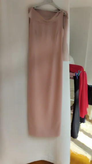 Vestido de fiesta rosa