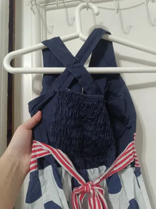 Vestido marinero lunares