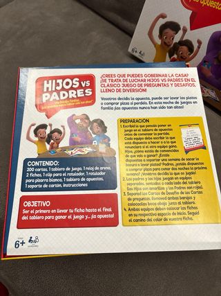Juego Hijos vs Padres