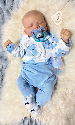 Muñeco bebé Reborn realista nuevo con accesorios