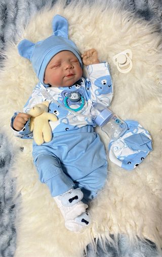 Muñeco bebé Reborn realista nuevo con accesorios