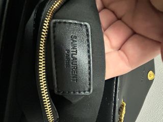 Bolso YSL Negro Piel Dorado