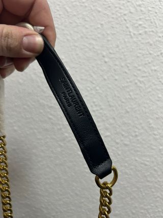 Bolso YSL Negro Piel Dorado