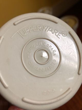 Juego de aceitera vinagrera vintage Tupperware