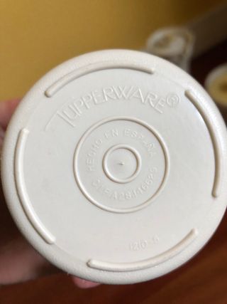 Juego de aceitera vinagrera vintage Tupperware