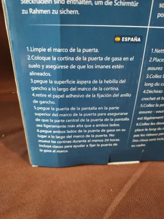 Cortina mosquitera para puerta o balcón N°298