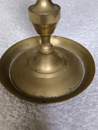 ANTIGUA LAMPARA ACEITE FLORENTINA 4 BRAZOS BRONCE