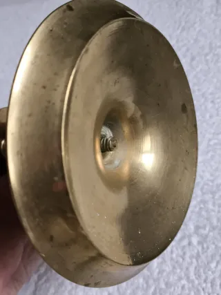 ANTIGUA LAMPARA ACEITE FLORENTINA 4 BRAZOS BRONCE