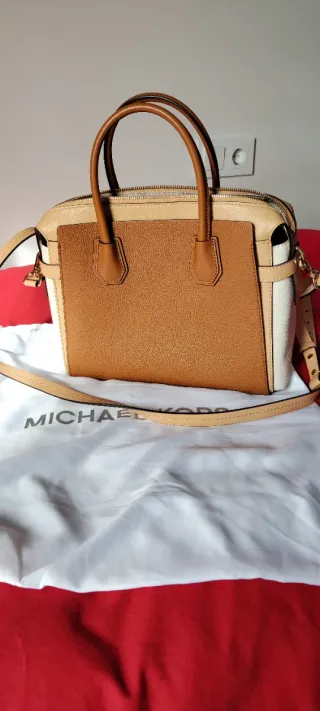 Bolso Michael Kors Beige y Marrón