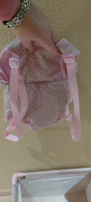 Conjunto Muñeco Bebé: Cuna y Trona