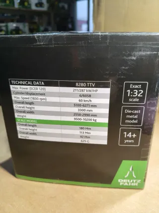 Maqueta Deutz-Fahr 8280 TTV