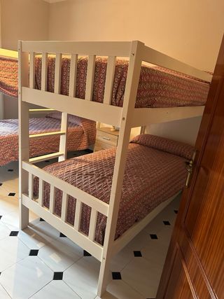 Pack 2 Literas Madera Blanca