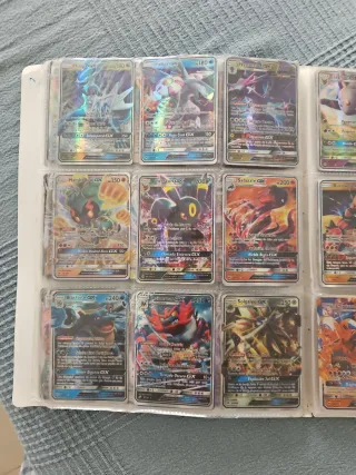 Página de cartas Pokémon GX