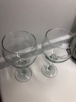 2 Copas Coca-Cola Cristal