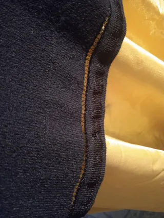 Maglia nera con cuori blu tg M/L