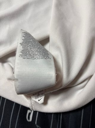 Sudadera PSG Nike Blanca Media Cremallera