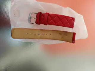 Correa Festina Mujer Piel Roja