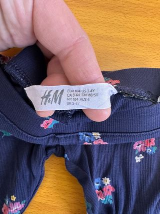 2 Leggings H&M / Original Marines 4 anni