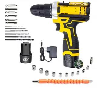 Taladro Atornillador Recargable Accesorios