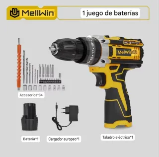 Taladro Atornillador Recargable Accesorios