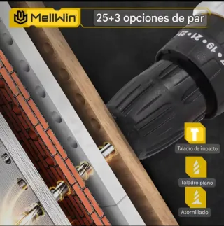 Taladro Atornillador Recargable Accesorios