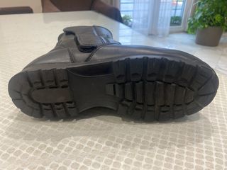 Botas de moto cuero negras