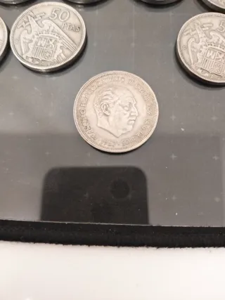 17 Monedas Franco 50 Pesetas 1957