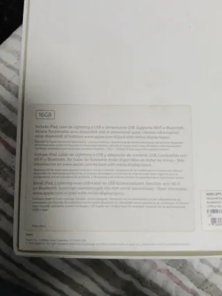 Apple iPad 4 A1458 Blanco