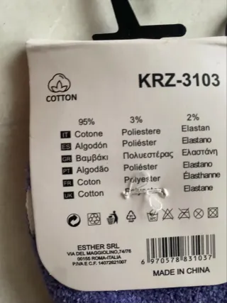 Set 6 paia calze bimbo 22-26