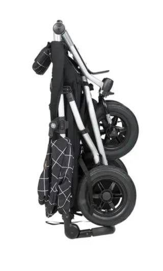 Carrito Doble Bebé Negro