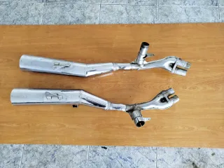 Honda CB 750 Tubos de escape cromados