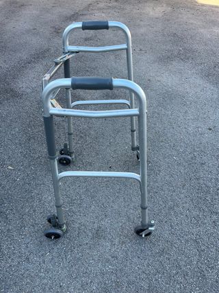 Carrello deambulatore con ruote