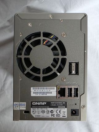 QNAP TS-219P+ NAS + 2x HDD 2TB
