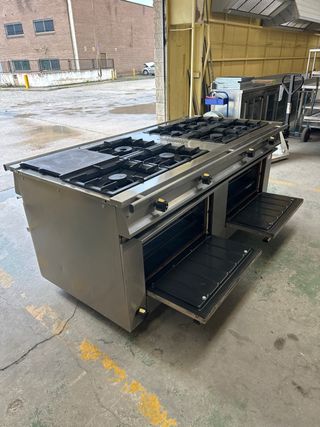 COCINA 8 FUEGOS + HORNOS GAS OPORTUNIDAD !!!