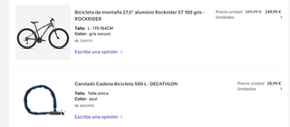 Bici Montaña 27.5 Alu + Accesorios