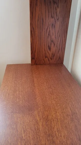 Estantería escritorio madera natural