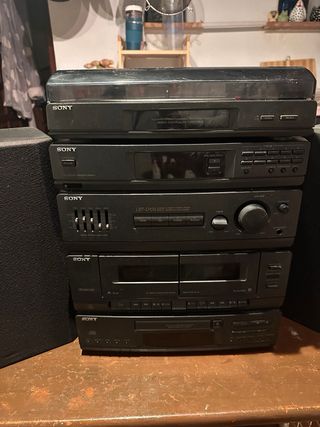 Equipo de Sonido Sony Negro